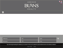 Tablet Screenshot of burns-realestate.com